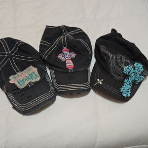 Stylish Black Women's Ball caps